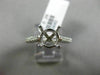 ESTATE .29CT DIAMOND 14KT WHITE GOLD 4 PRONG SEMI MOUNT CLASSIC ENGAGEMENT RING