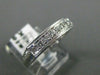 ESTATE .30CT DIAMOND 18K WHITE GOLD 3D FILIGREE WEDDING ANNIVERSARY RING #16944
