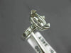 LARGE .24CT DIAMOND 14KT WHITE GOLD 3D MARQUISE SEMI MOUNT ENGAGEMENT RING #4908
