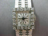 ANTIQUE .45CT OLD MINE DIAMOND 18KT WHITE GOLD FORTIS 17 JEWELS WATCH #18918
