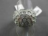ESTATE LARGE 2.05CT DIAMOND 18KT WHITE GOLD 3D ETOILE MULTI HEXAGON FUN RING