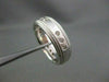 ESTATE WIDE .45CT DIAMOND 14KT W GOLD ANNIVERSARY WEDDING ETERNITY RING #1289