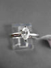 ESTATE .42CT DIAMOND 14KT WHITE GOLD CLASSIC SOLITAIRE MARQUISE ENGAGEMENT RING