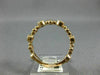 ESTATE .36CT DIAMOND 14KT ROSE GOLD 3D FLOWER FILIGREE MILGRAIN ANNIVERSARY RING