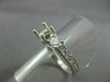ESTATE .85CT DIAMOND 18KT WHITE GOLD FILIGREE SEMI MOUNT ENGAGEMENT RING #2423