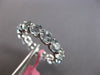 4.99CT AAA AQUAMARINE 14KT WHITE GOLD 3D ROUND CLASSIC ETERNITY ENGAGEMENT RING