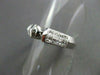 ESTATE 1.18CT DIAMOND 14KT W  PRINCESS INVISIBLE SEMI MOUNT ENGAGEMENT RING #430
