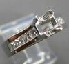 ESTATE 1.20CT DIAMOND 14KT WHITE GOLD LUCIDA SEMI MOUNT ENGAGEMENT RING #21144