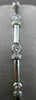 ESTATE 1.53CTW DIAMOND 18KT WHITE GOLD BEZEL LINK TENNIS BRACELET STUNNING #1470