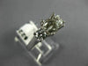 .45CT DIAMOND 14KT WHITE GOLD 3D 3 STONE ROUND SEMI MOUNT ENGAGEMENT RING #18327