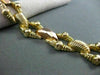ANTIQUE WIDE 14KT YELLOW & ROSE GOLD OPEN DIAMOND CUT LINK BRACELET CUTE! #22602