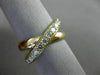 ESTATE WIDE .70CT ROUND DIAMOND 14K YELLOW GOLD 3D X LOVE INFINITY LOVE FUN RING