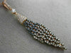 ESTATE LARGE 1.75CT CHOCOLATE FANCY DIAMOND 14K ROSE GOLD RAINDROP PENDANT CHAIN