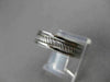 ESTATE WIDE 14KT WHITE GOLD ROPE & SHINY WEDDING ANNIVERSARY RING 5mm #23163