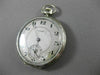ANTIQUE 14KT WHITE GOLD FILIGREE HOWARD POCKET WATCH FROM LATE 1800'S #17579