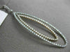 ESTATE EXTRA LARGE 2.09CT DIAMOND 14KT WHITE & ROSE GOLD DOUBLE MARQUISE PENDANT