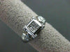 ESTATE .34CT DIAMOND PRINCESS & ROUND 18K W GOLD FRIENDSHIP PROMISE RING #15838