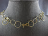 ESTATE 14KT YELLOW GOLD 3D MULTI CIRCULAR DOUBLE STRAND FUN LOVE NECKLACE #27921