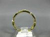 ESTATE .33CT DIAMOND 14KT YELLOW GOLD 3D INFINITY SEMI ETERNITY ANNIVERSARY RING