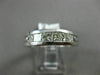 ESTATE 1.45CT PRINCESS DIAMOND 14K WHITE GOLD 3D WEDDING ANNIVERSARY RING #1302