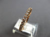 .30CT DIAMOND 14KT ROSE GOLD SEMI ETERNITY SHARED PRONG WEDDING ANNIVERSARY RING