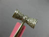 ESTATE .81CT DIAMOND WHITE GOLD 3D CLASSIC DOUBLE SIDED BOW FUN LOVE RING