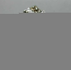 ESTATE LARGE 1.92CT WHITE & CHOCOLATE FANCY DIAMOND 14KT WHITE GOLD SQUARE RING