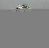 ESTATE LARGE 1.92CT WHITE & CHOCOLATE FANCY DIAMOND 14KT WHITE GOLD SQUARE RING