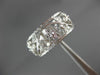 ANTIQUE .42CT DIAMOND 14KT WHITE GOLD 3D FLOWER FILIGREE ETERNITY RING #22243