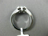 ESTATE .54CT DIAMOND 14KT WHITE GOLD 3D 2 STONE HALO FILIGREE MILGRAIN LOVE RING