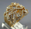 LARGE 2.09CT DIAMOND 18KT ROSE GOLD MULTI ROW INFINITY ETOILE ANNIVERSARY RING