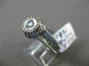 ESTATE .25CT OLD MINE DIAMOND 18KT WHITE GOLD FILIGREE MILGRAIN ENGAGEMENT RING