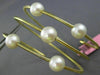ESTATE WIDE AAA SOUTH SEA PEARL 14KT YELLOW GOLD 3 ROW FLEXIBLE BANGLE BRACELET