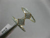 ESTATE WIDE .32CT DIAMOND 14K ROSE GOLD 3D DOUBLE ROW GRADUATING SQUARE FUN RING