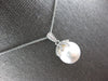 .15CT DIAMOND & AAA SOUTH SEA PEARL 14KT WHITE GOLD PALM TREE FLOATING PENDANT
