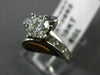 ESTATE WIDE EGL 1.31CT DIAMOND 18KT WHITE GOLD SOLITAIRE ENGAGEMENT RING #10992