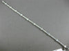 ESTATE LARGE 6.0CT DIAMOND 14KT WHITE GOLD 3D CLASSIC ROUND TENNIS BRACELET