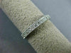 ESTATE .38CT DIAMOND 14KT WHITE GOLD 3D FILIGREE WEDDING ANNIVERSARY RING #25465