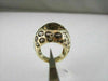 ESTATE WIDE 21.09CT DIAMOND & AAA EXTRA FACET SMOKY TOPAZ 14KT YELLOW GOLD RING