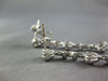 .36CT DIAMOND 14KT WHITE GOLD TRIPLE HEART BY THE YARD FILIGREE HANGING EARRINGS
