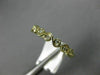 ESTATE .11CT DIAMOND 14K YELLOW GOLD ETOILE BEZEL SEMI ETERNITY ANNIVERSARY RING