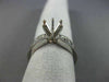 ESTATE .90CT DIAMOND 14KT WHITE GOLD CLASSIC 6 PRONG SEMI MOUNT ENGAGEMENT RING