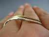 ESTATE LARGE .61CT ROUND DIAMOND 18K WHITE & ROSE GOLD 3D TWO ROW WAVE LOVE RING