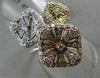 ESTATE MASSIVE TRI FLOWER 18KT WHITE YELLOW & ROSE 1.58CT DIAMOND RING BEAUTIFUL