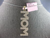 ESTATE EXTRA LARGE .95CT DIAMOND 14KT YELLOW GOLD 3D MOM FLOATING PENDANT