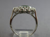 LARGE 2.60CT DIAMOND & AAA INTENSE PERIDOT 14K WHITE GOLD ENGAGEMENT RING #28312