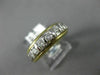 ESTATE .58CT DIAMOND 14K WHITE & YELLOW GOLD 3D WEDDING ANNIVERSARY RING #11548