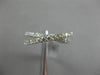 ESTATE .74CT DIAMOND 18KT WHITE & YELLOW GOLD CLASSIC SEMI ETERNITY X LOVE RING