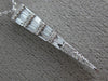 ESTATE .38CT DIAMOND 14KT WHITE GOLD CLASSIC TRIANGULAR ANCHOR FLOATING PENDANT