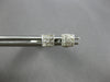 ESTATE .25CT DIAMOND 14KT WHITE GOLD 3D PRINCESS INVISIBLE SQUARE STUD EARRINGS